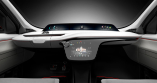 Chrysler Portal Concept high-mount display and instrument panel