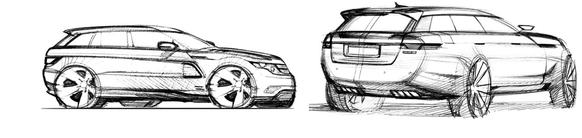 2021 Range Rover Sport 3d illusion lamp plan vector file - 3Bee Studio