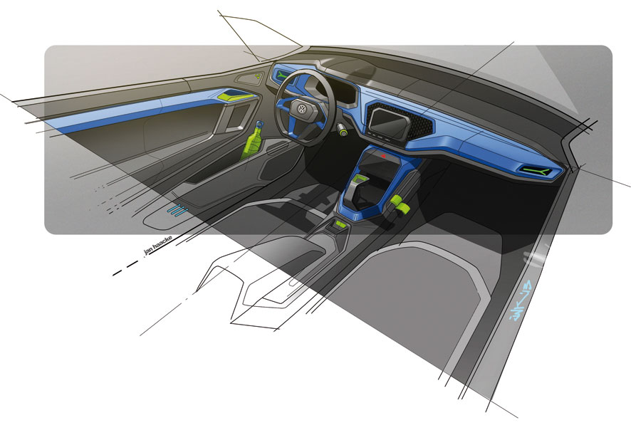 Volkswagen T-Roc Interior Layout & Technology