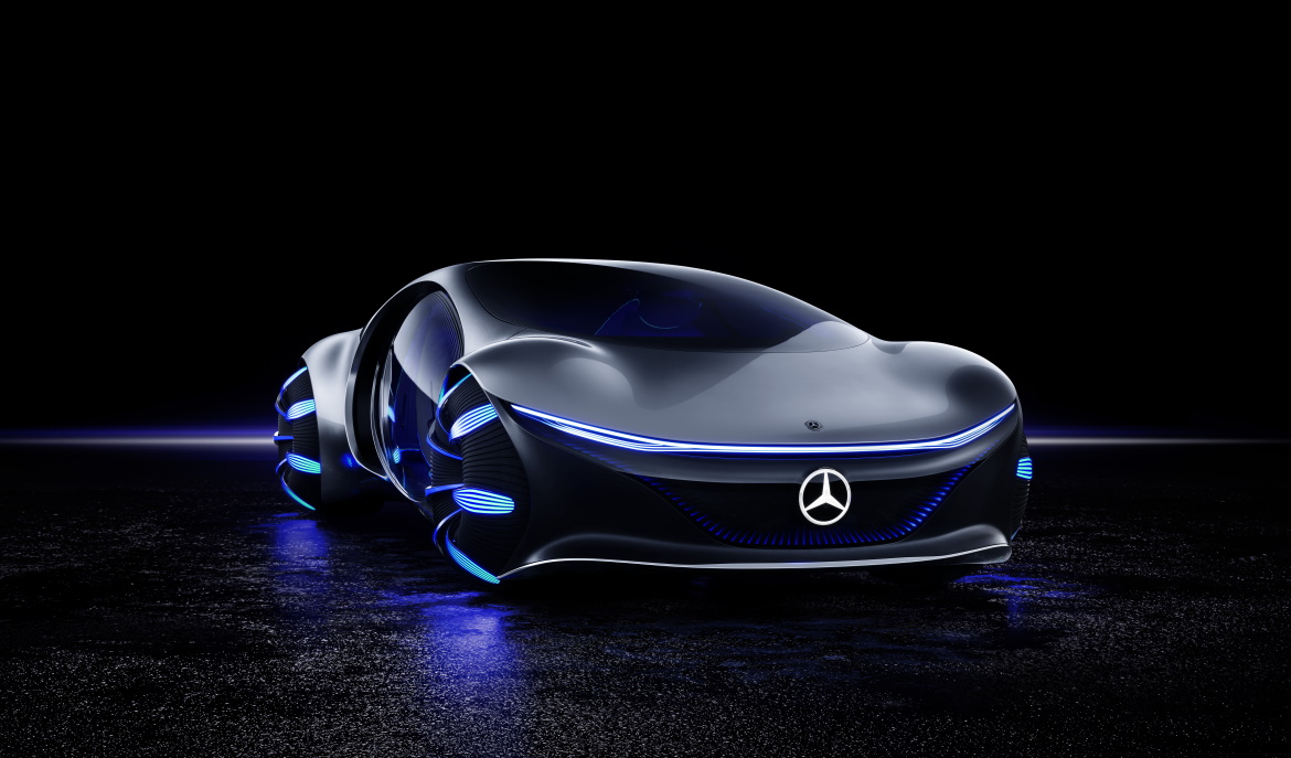 MercedesBenz unveils Avatarinspired concept car