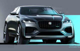 Jaguar design exterior sketch