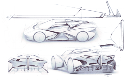 AUTOMOBILI ESTREMA FULMINEA, SKETCHES BY EPTA DESIGN (GALLERY) - Auto ...