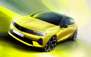 Opel Astra Exterior Sketch