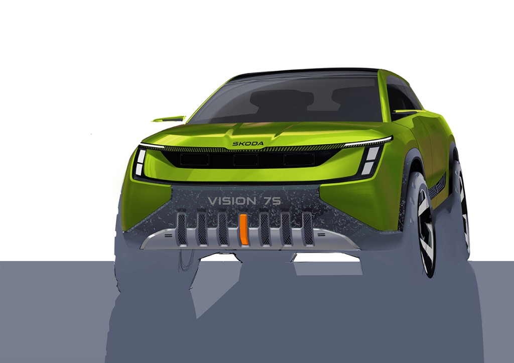10 Skoda Vision 7s Sketch - Auto&Design