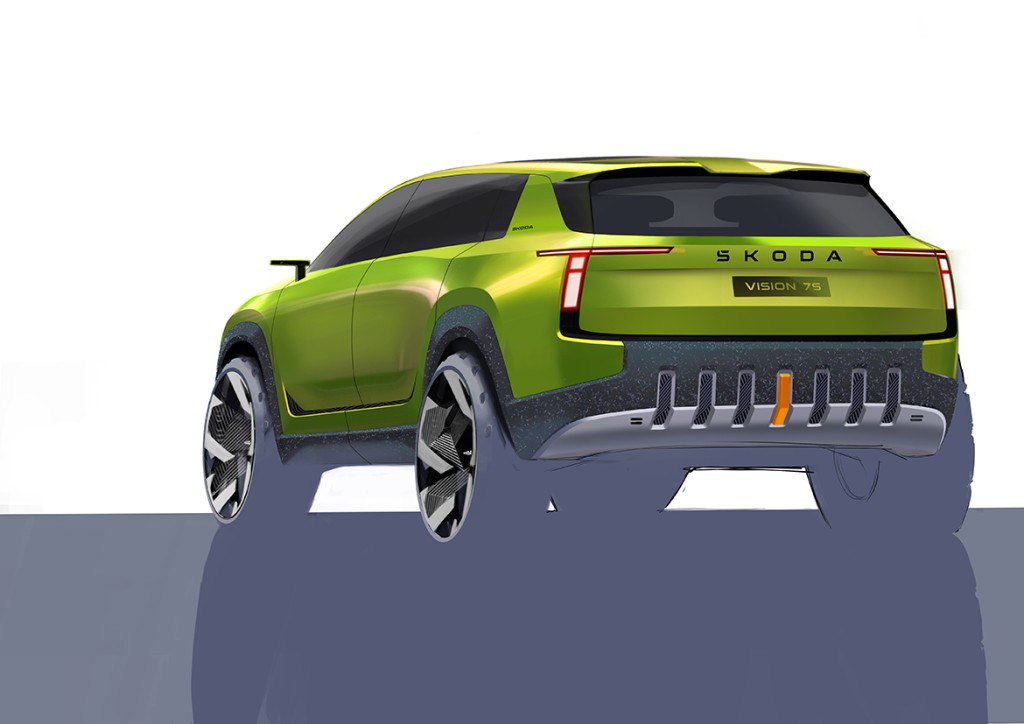 11 Skoda Vision 7s Sketch - Auto&Design