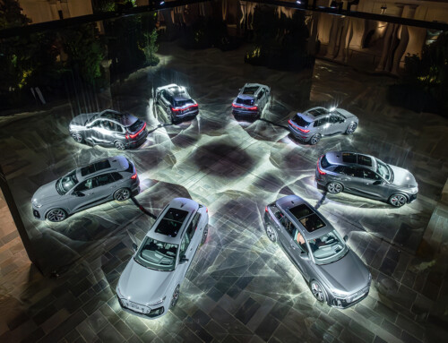 A SPATIAL ILLUSION FOR THE AUDI Q6 AND SQ6 E-TRON