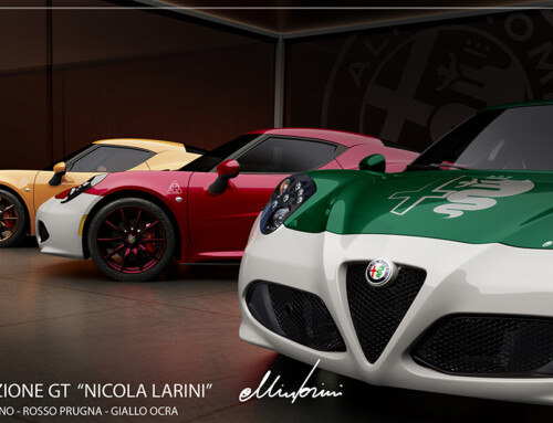 ALFA ROMEO CELEBRA NICOLA LARINI CON TRE 4C UNICHE